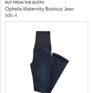 Full panel maternity jeans